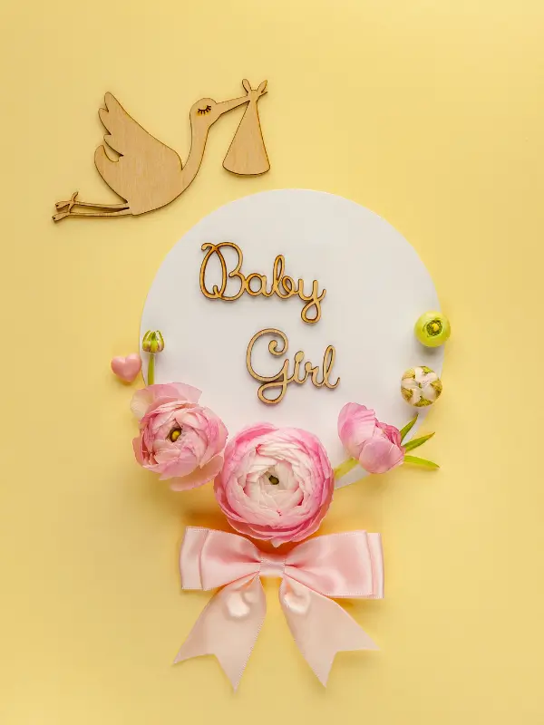baby in bloom
